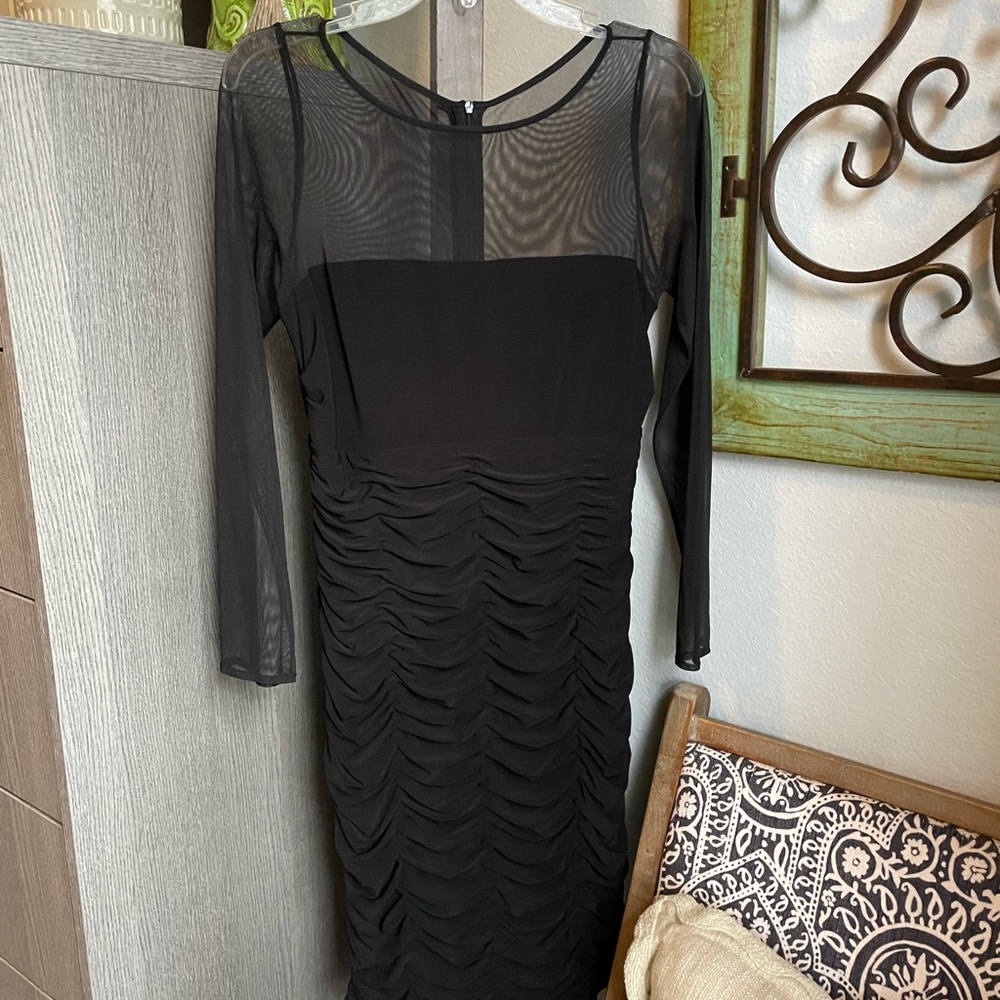Eliza J black dress #dressed